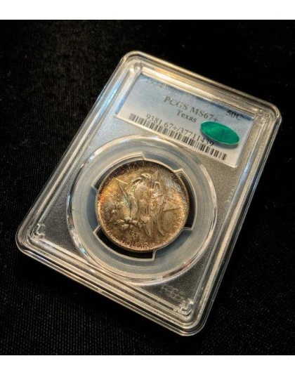 1934 Texas MS67+ CAC PCGS
