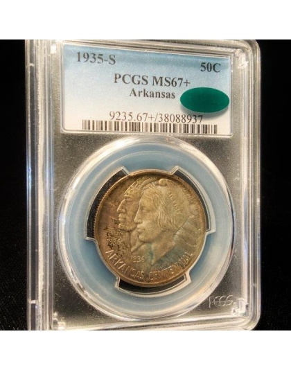 1935-S Arkansas MS67+ CAC PCGS