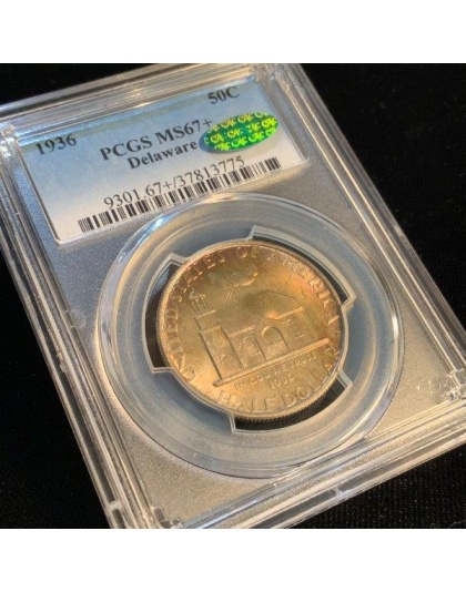 1936 Delaware MS67+ CAC PCGS