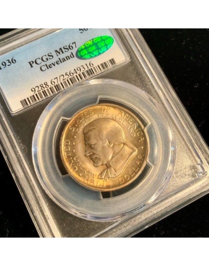 1936 Cleveland MS67 CAC PCGS