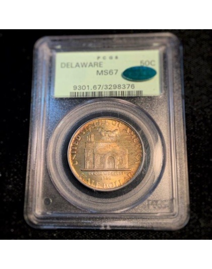 1936 Delaware MS67 CAC PCGS