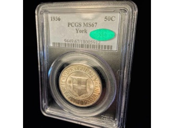 1936 York MS67 CAC PCGS