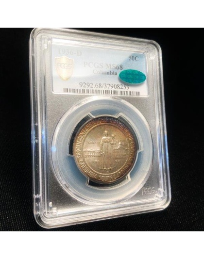 1936-D Columbia MS68 CAC PCGS