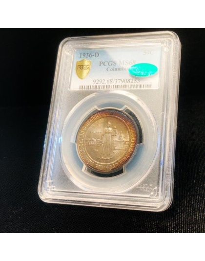 1936-D Columbia MS68 CAC PCGS
