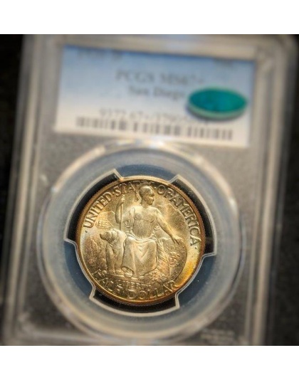 1936-D San Deigo MS67+ CAC PCGS