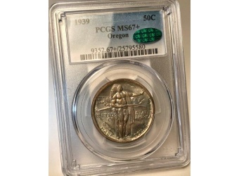 1939 Oregon MS67+ CAC PCGS