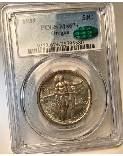 1939 Oregon MS67+ CAC PCGS