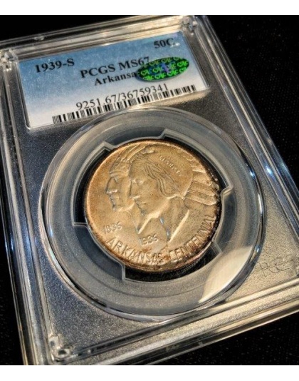 1939-S Arkansas MS67 CAC PCGS