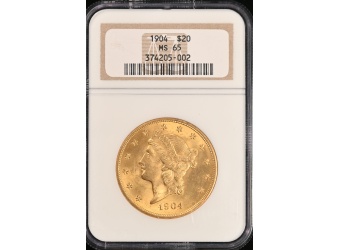 $20 Type III Liberty MS-65