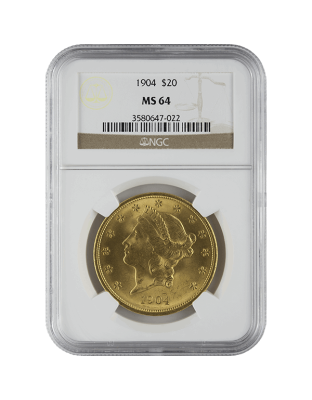 $20 Type III Liberty MS-64