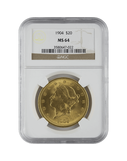 $20 Type III Liberty MS-64