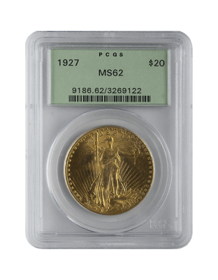 $20 Saint-Gaudens MS-62