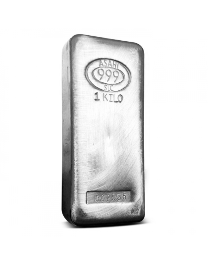 1 Kilo Generic Silver Bar - Our Choice of Bar Type &amp; Design