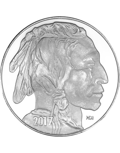 SILVER ROUNDS 1 OZ 1 OZ SILVER ROUND BUFFALO HIGHLAND MINT