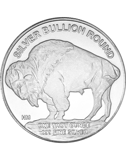 SILVER ROUNDS 1 OZ 1 OZ SILVER ROUND BUFFALO HIGHLAND MINT